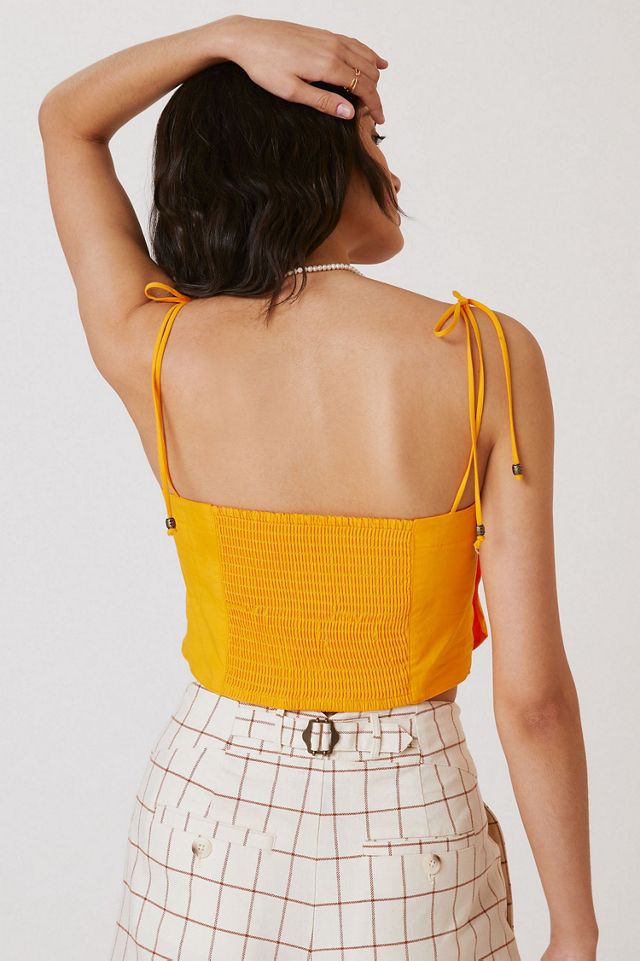 Maeve Bow-Tie Crop Top #1