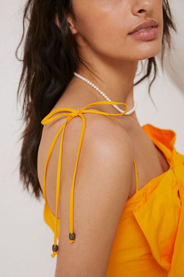 Maeve Bow-Tie Crop Top #2