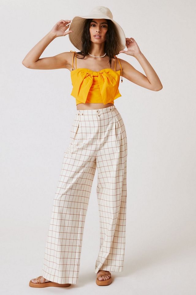 Maeve Bow-Tie Crop Top #3