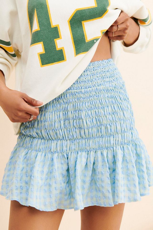 g.p.d. Gingham Mini Skirt | Anthropologie