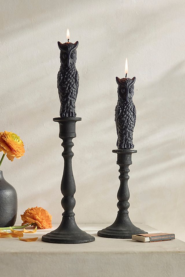 Set Of Two Silver and Brown Pillar Tabletop Pillar Candle Holder Set Of Two Silver and Brown Pillar Tabletop Pillar Candle Holder