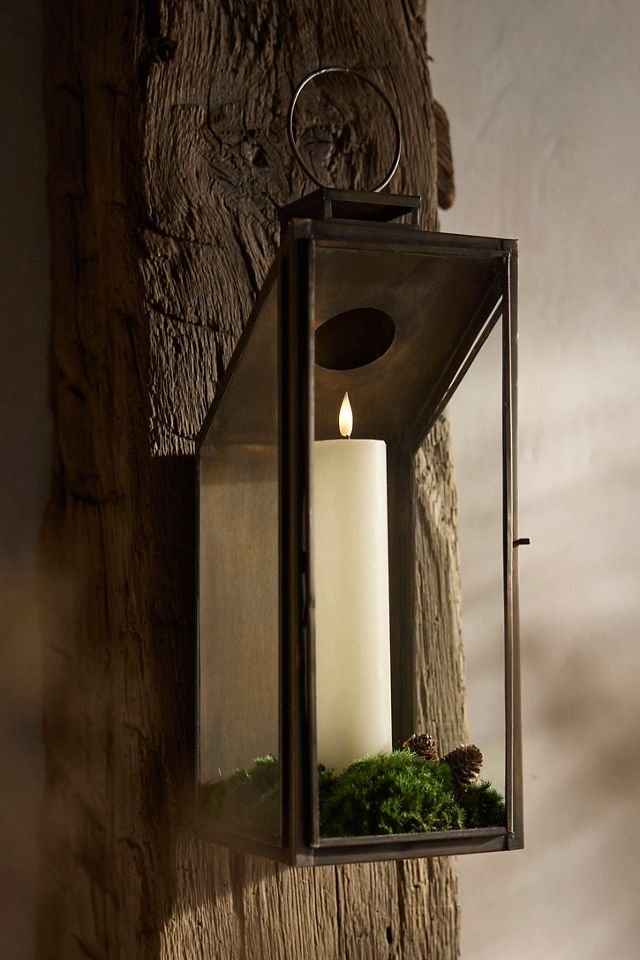 Brass Wall Lantern #1