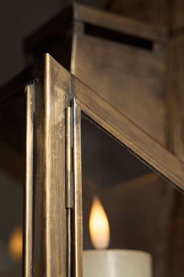 Brass Wall Lantern #3