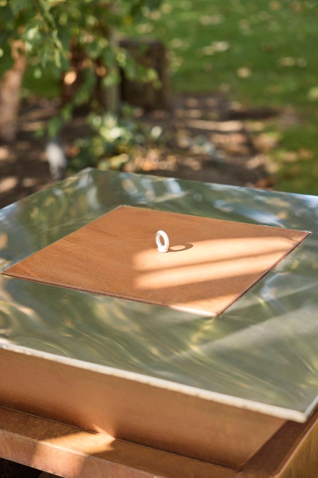 Weathering Steel Rolling Fire Pit #2