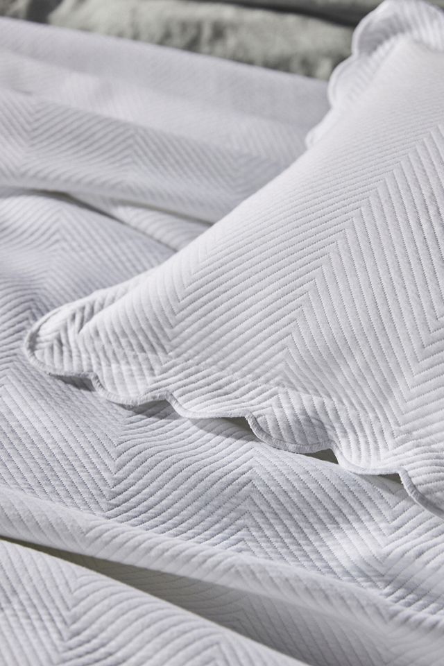 Lands Downunder Scallop Lattice Coverlet Sham #3