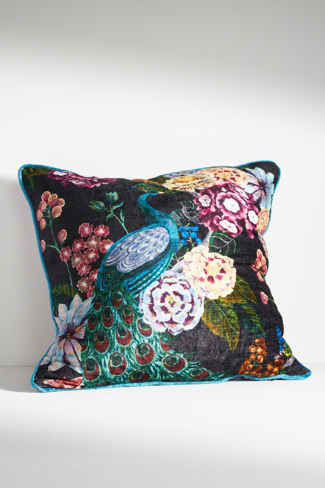 Jaya Velvet Floral Pillow