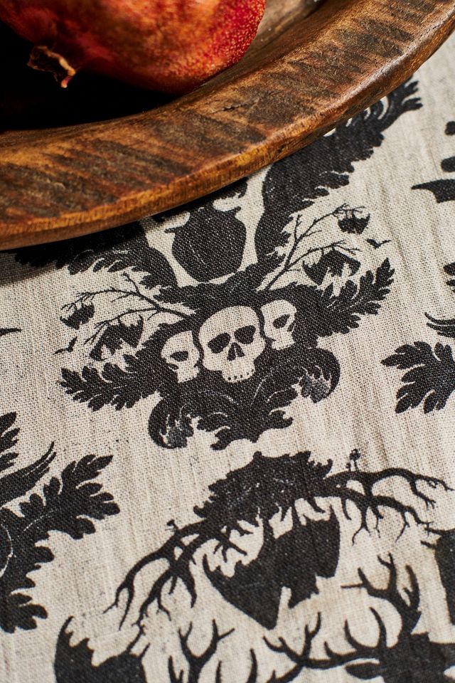 Black Forest Linen Runner #2