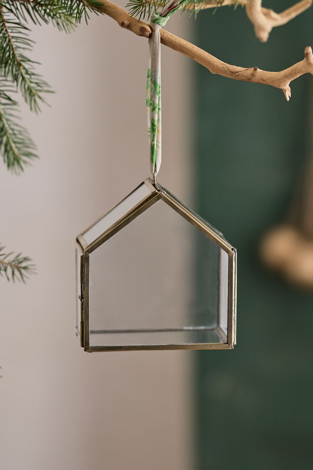 Fillable Greenhouse Brass + Glass Ornament #2