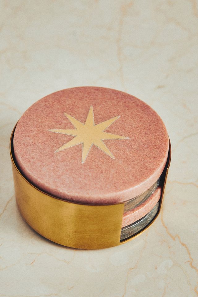 Catherine Martin Starry Night Marble Coasters, Set of 4 #1