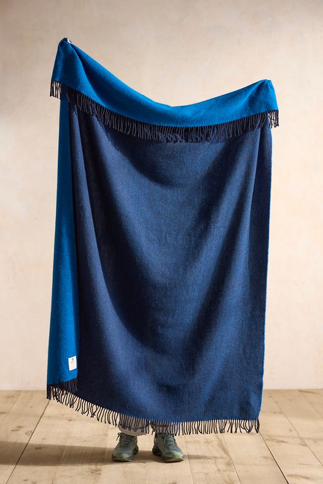 Reversible Twilight Merino Wool Throw #1