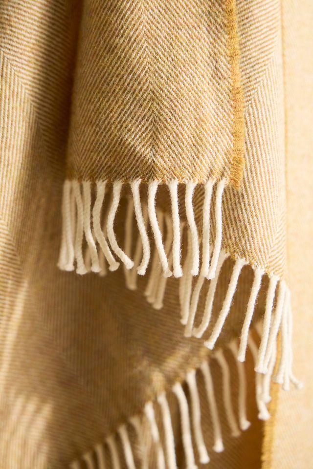 Autumn Sun Merino Wool Throw #1