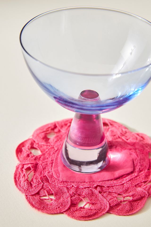 Battenburg Heart Coasters, Set of 4 #2