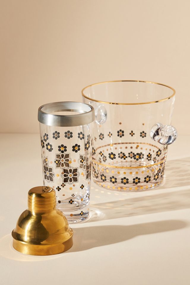 Bistro Tile Glass Cocktail Shaker #1
