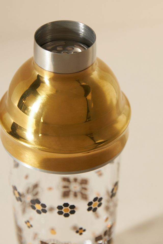 The Bistro Tile Glass Cocktail Shaker #1
