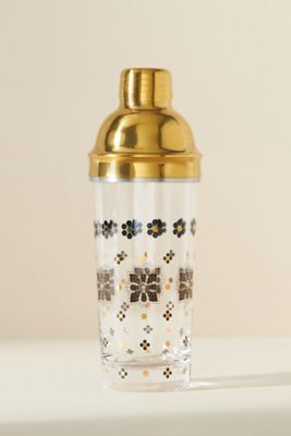 The Bistro Tile Glass Cocktail Shaker