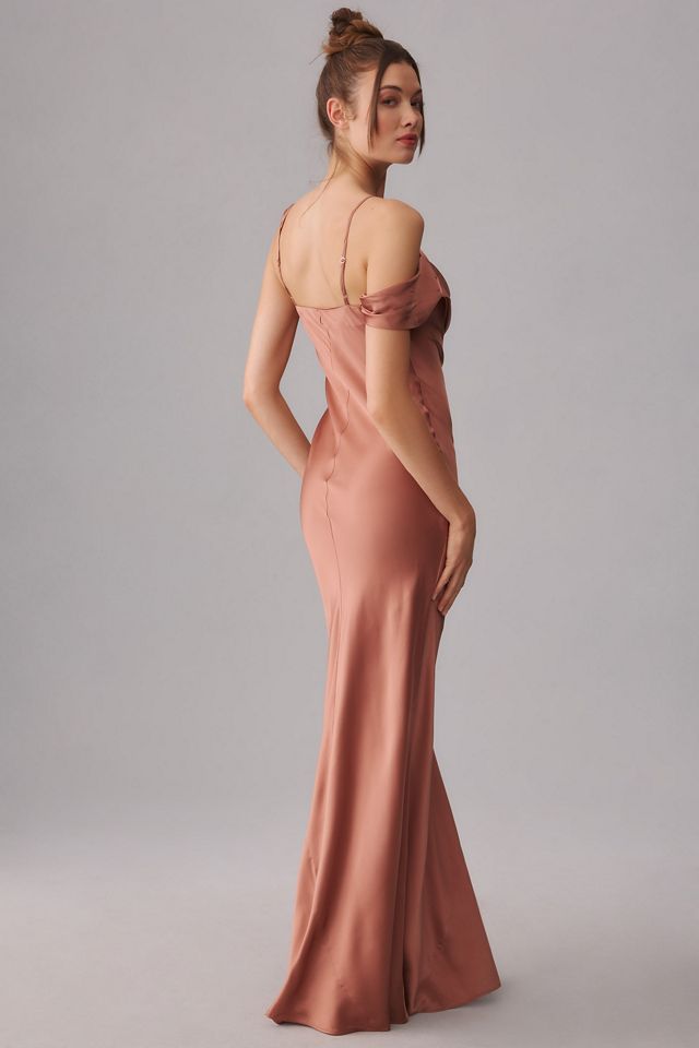 Reformation Ronda Silk Dress