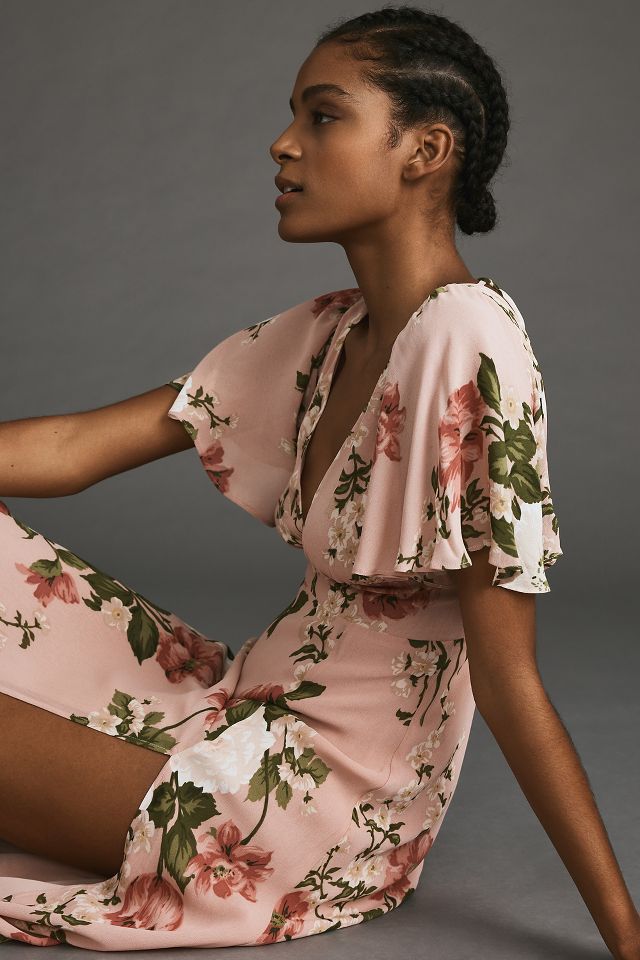 Reformation rose hot sale dress