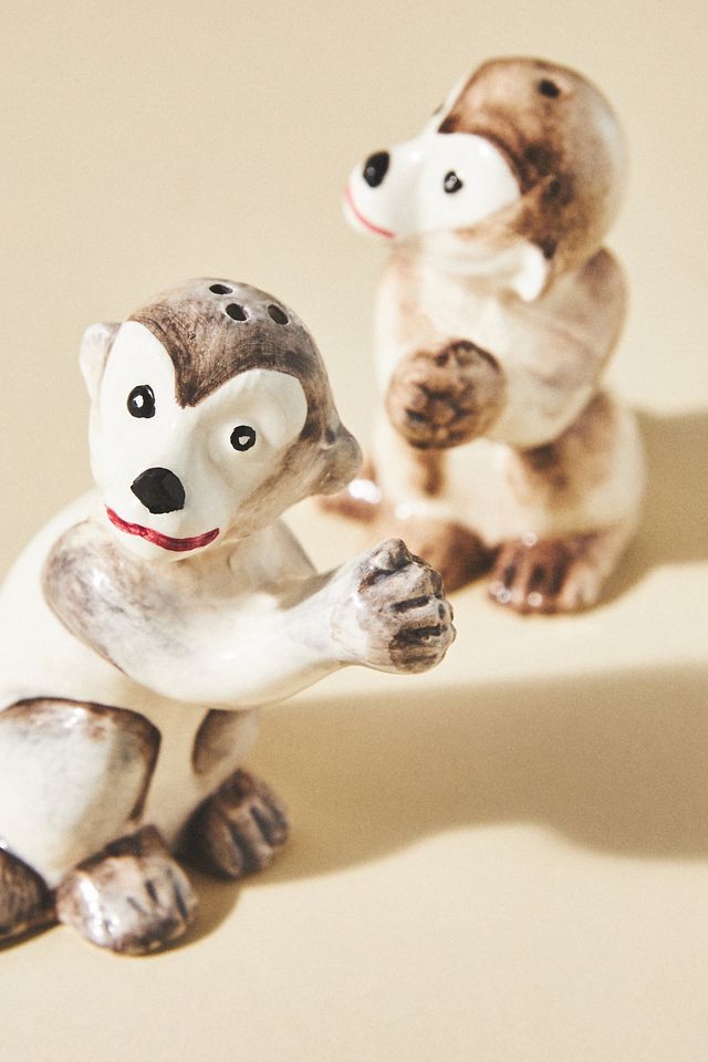 Les Ottomans Monkey Salt and Pepper Shakers | AnthroHome