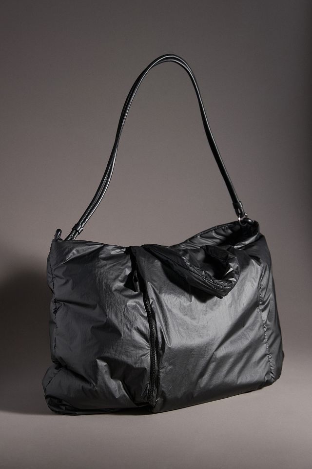 Nylon Zip Top Tote Bag