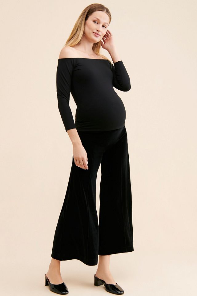 HATCH Maternity Off-The-Shoulder Top #3