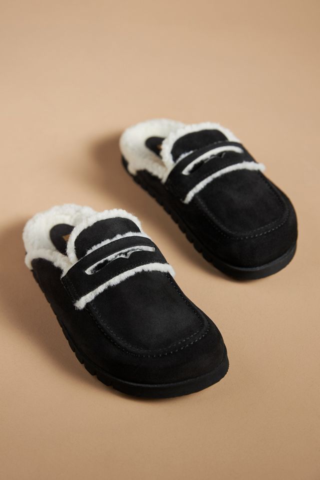 Maeve Faux Shearling Loafer Slippers #1