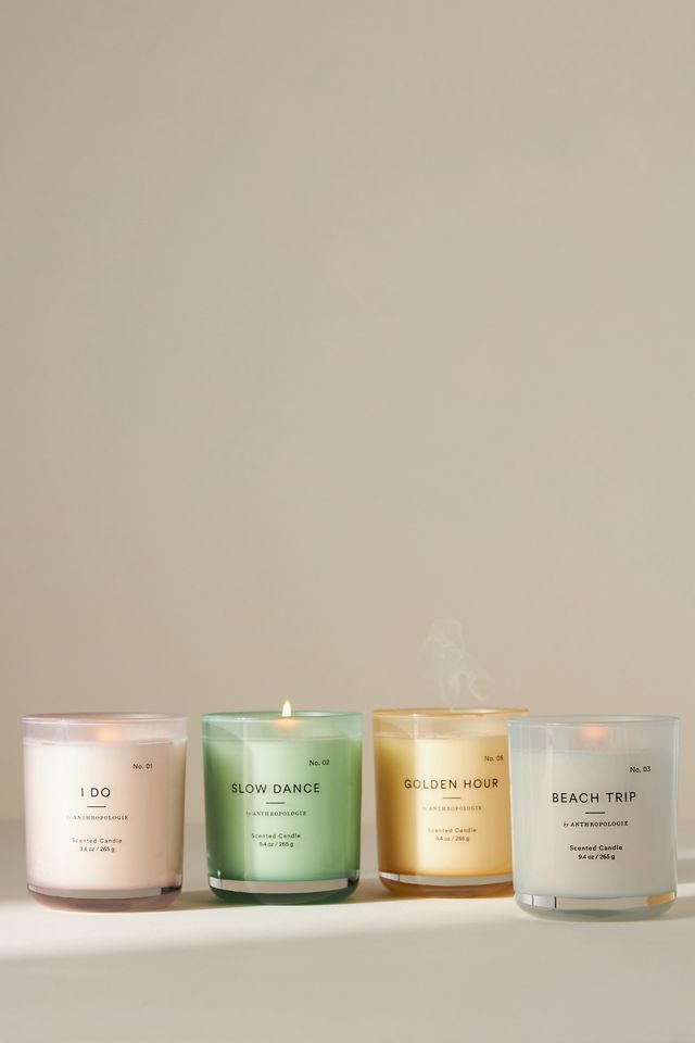 Nostalgia Floral Beach Trip Glass Candle #2