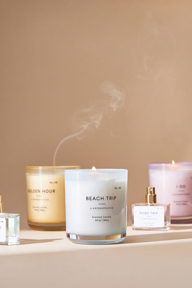 Nostalgia Floral Beach Trip Glass Candle #3
