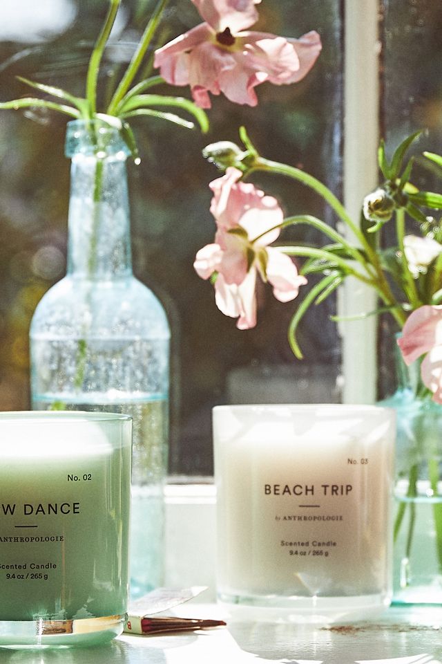 Nostalgia Floral Beach Trip Glass Candle #4