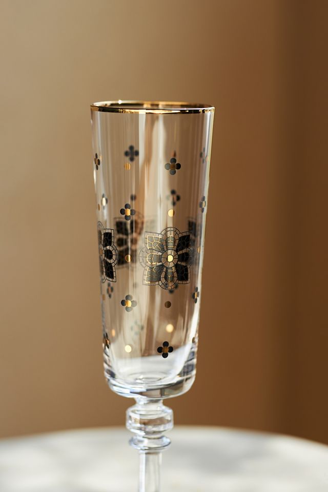 Bistro Tile Flutes, Set of 2 #2