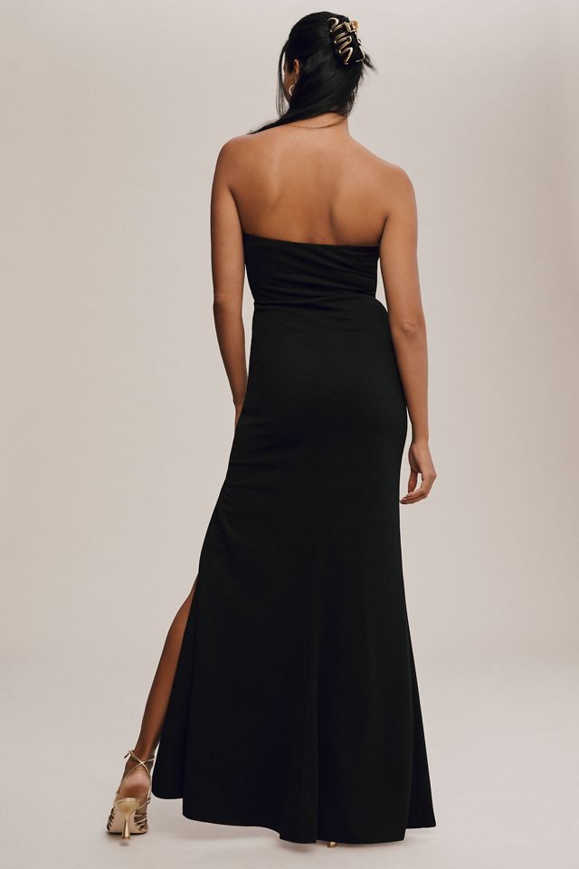 BHLDN Adalynn Strapless Stretch Crepe Maxi Gown