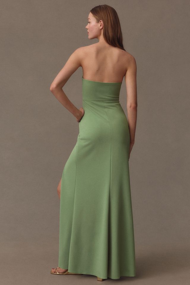 BHLDN Adalynn Strapless Stretch Crepe Maxi Gown #1