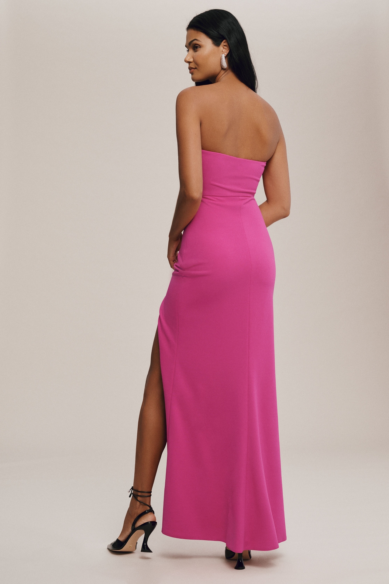 BHLDN Adalynn Strapless Stretch Crepe Maxi Gown