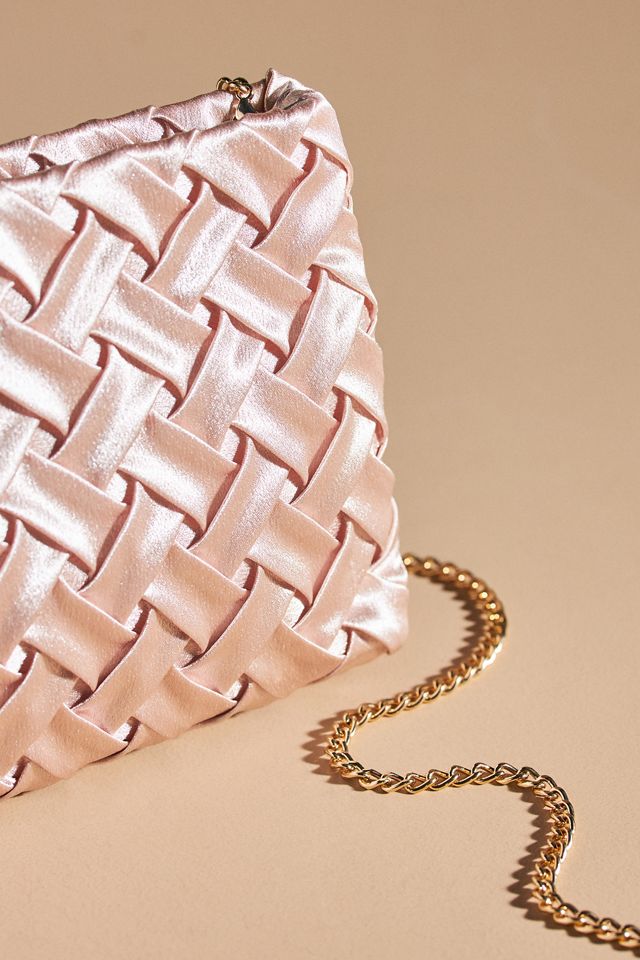 Woven Satin Clutch #3