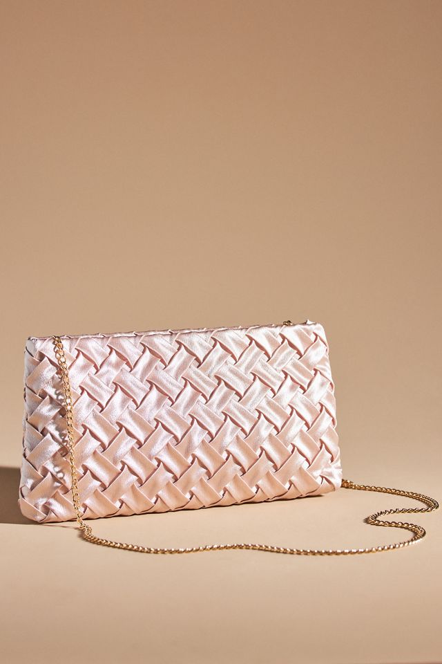 Woven Satin Clutch #1