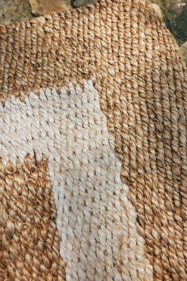 Colorful Border Jute Doormat #2