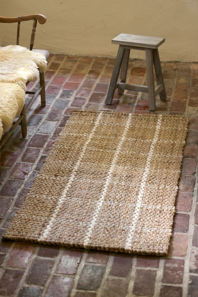 Jute Mat - White –