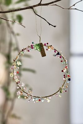 Beaded Circle Ornament | AnthroLiving