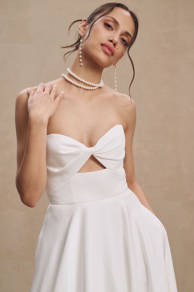 Jenny by Jenny Yoo Lindsey Strapless Sweetheart A-Line Wedding Gown #1
