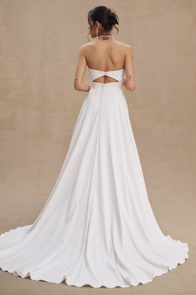 Jenny by Jenny Yoo Lindsey Strapless Sweetheart A-Line Wedding Gown #2