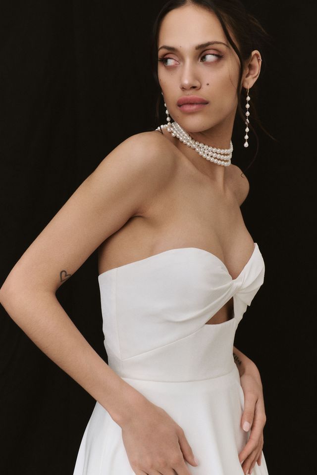 Jenny by Jenny Yoo Lindsey Strapless Sweetheart A-Line Wedding Gown #4
