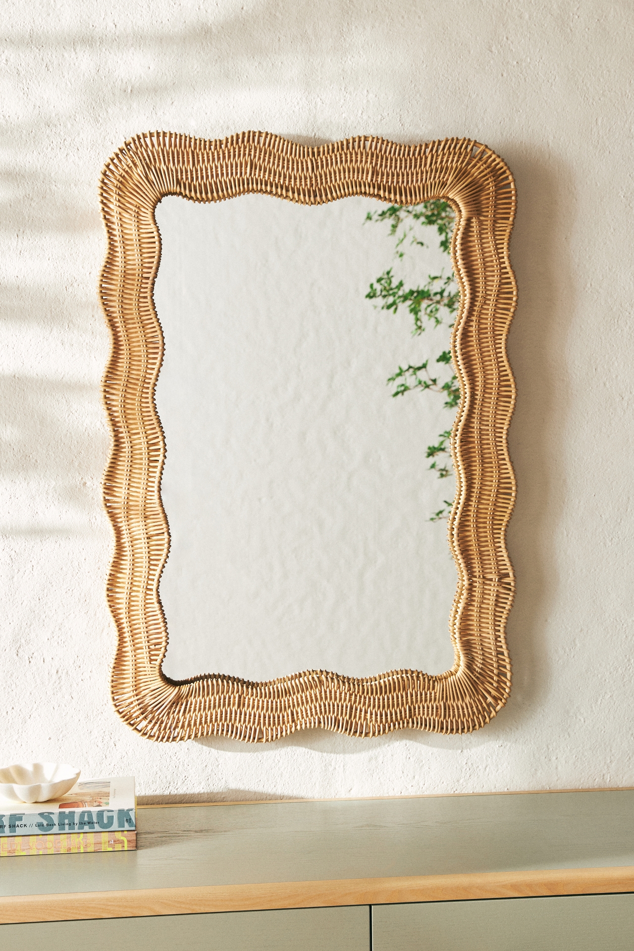 Scalloped Linden Mirror