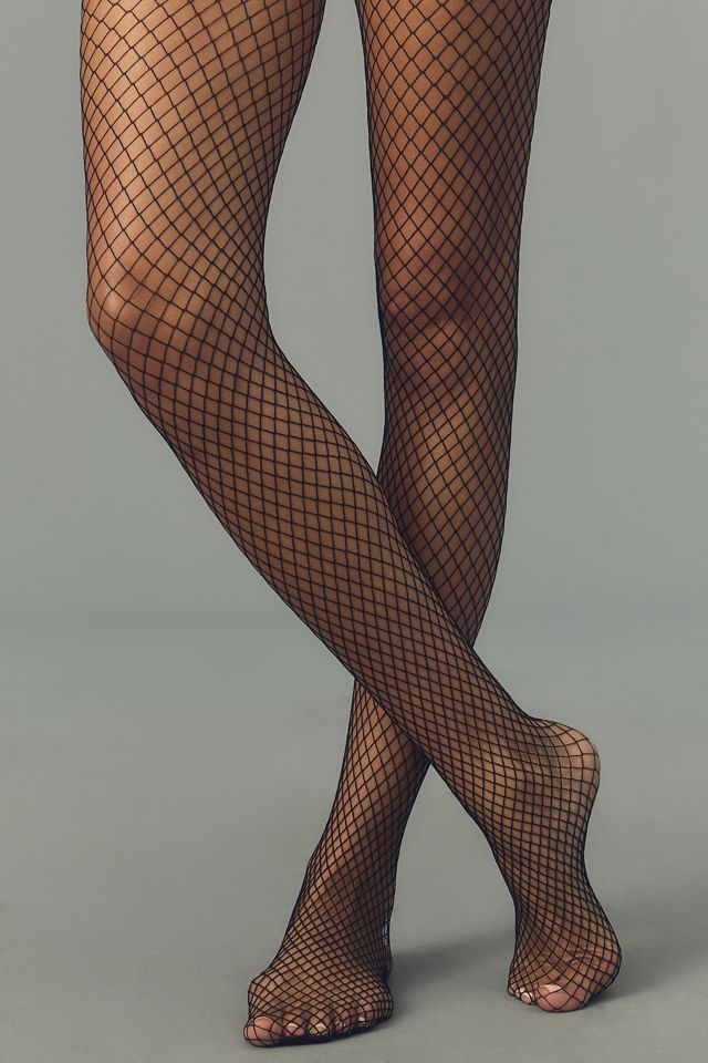 Woman and Girl Fishnet Tights