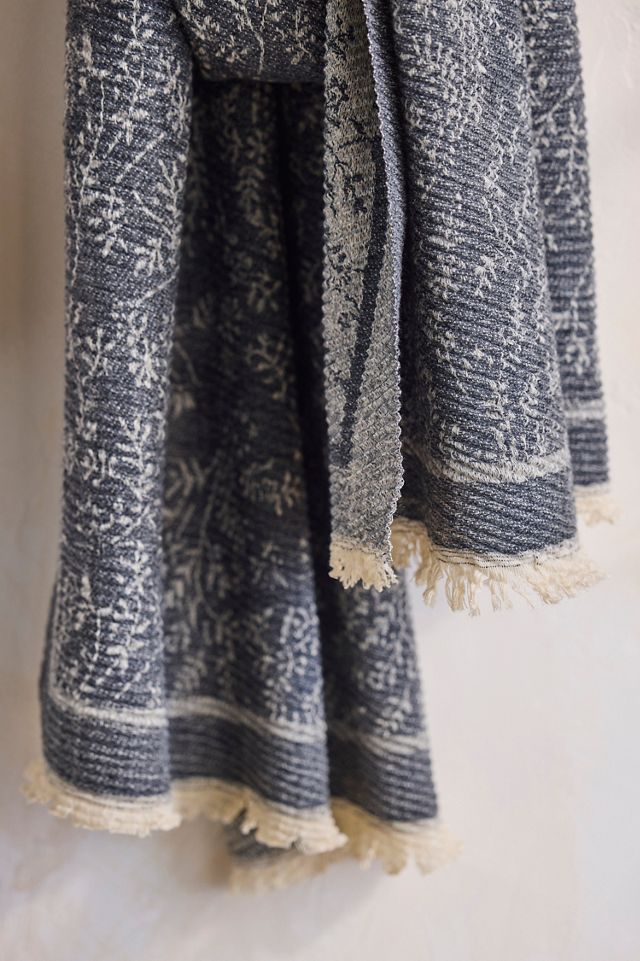 Garden Floral Crinkle Scarf #1