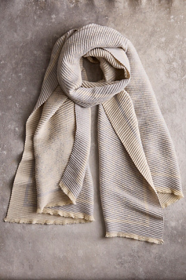 Terrain Garden Floral Crinkle Scarf In Grey
