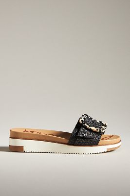 Sam Edelman Ariane Platform Slide Sandal In Black