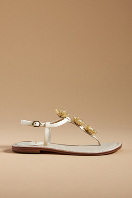 Sam Edelman Gigi Flora Sandal In White