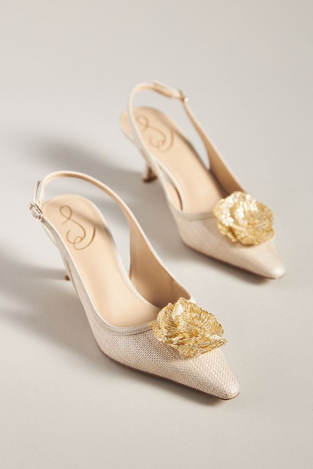 Sam Edelman Bianka Flower Kitten Heels #1