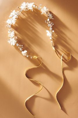 Anthropologie☆Twigs & Honey クリスタル フローラ ヘアコーム Anthropologie☆Twigs & Honey クリスタル フローラ ヘアコーム