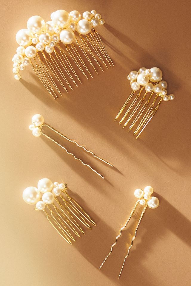 Pearl hair deals comb