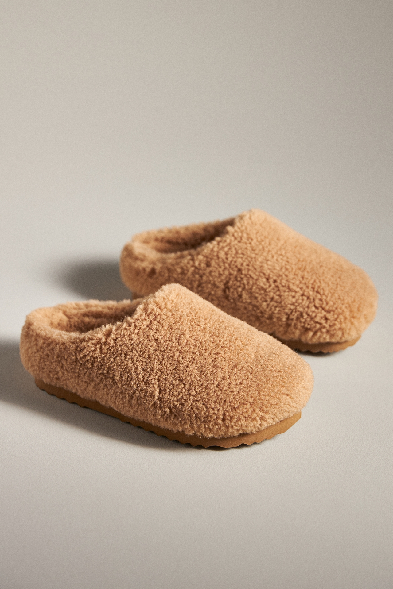 By Anthropologie Sherpa Slippers